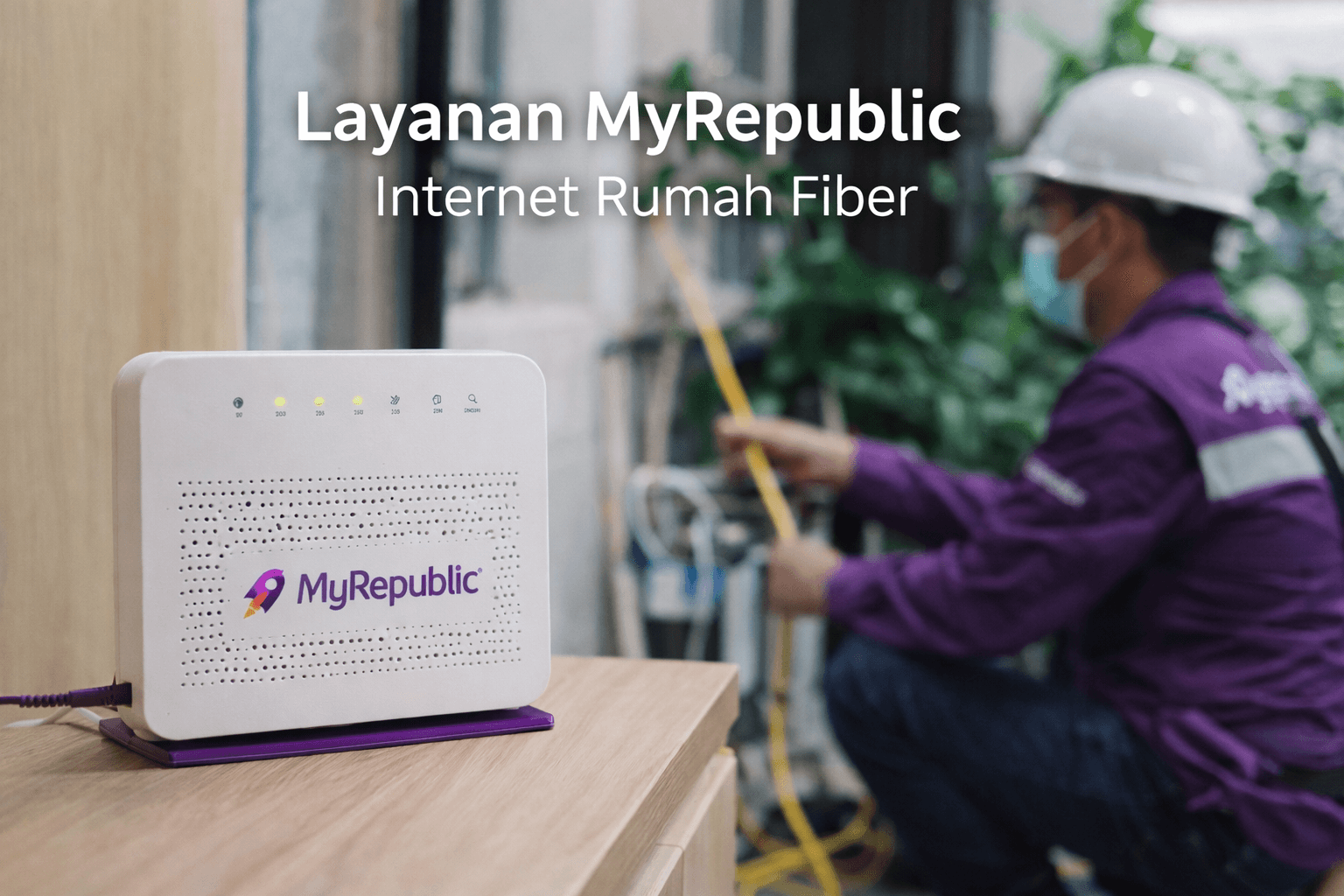 Internet rumah MyRepublic Purwokerto paket fiber untuk rumah